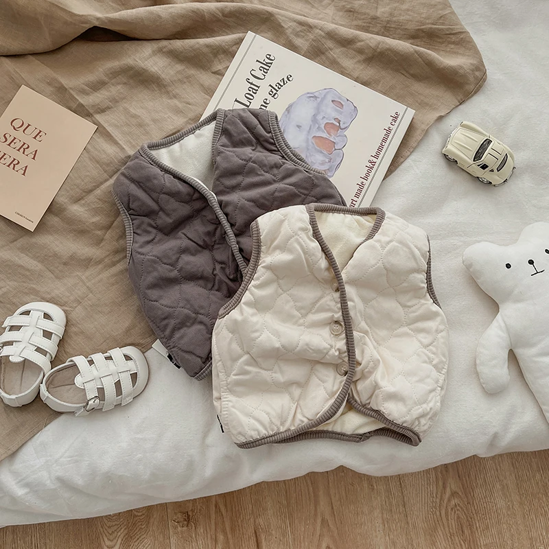 Gilet sans manches matelassé pour bébé – Image 2