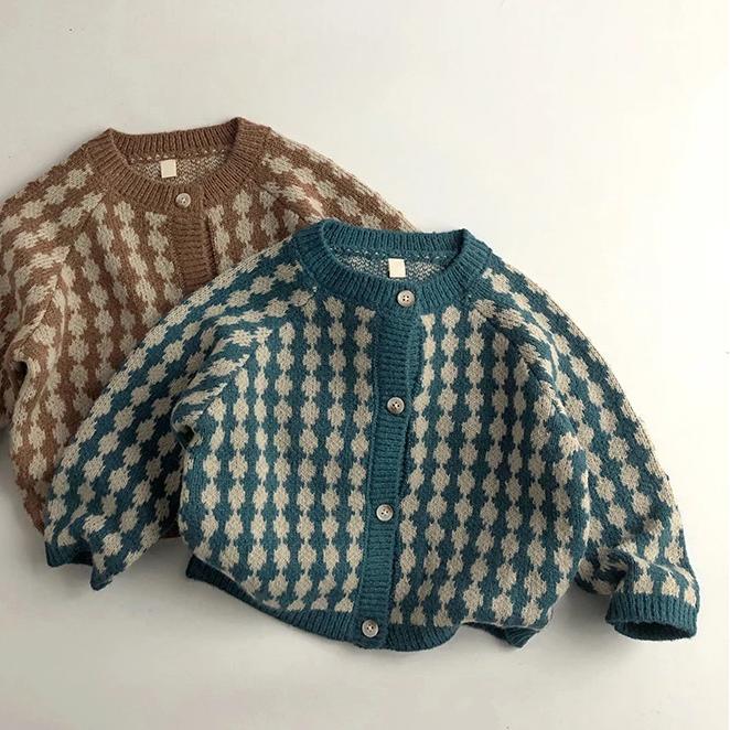 Gilet vintage à carreaux pour garçon – Image 6