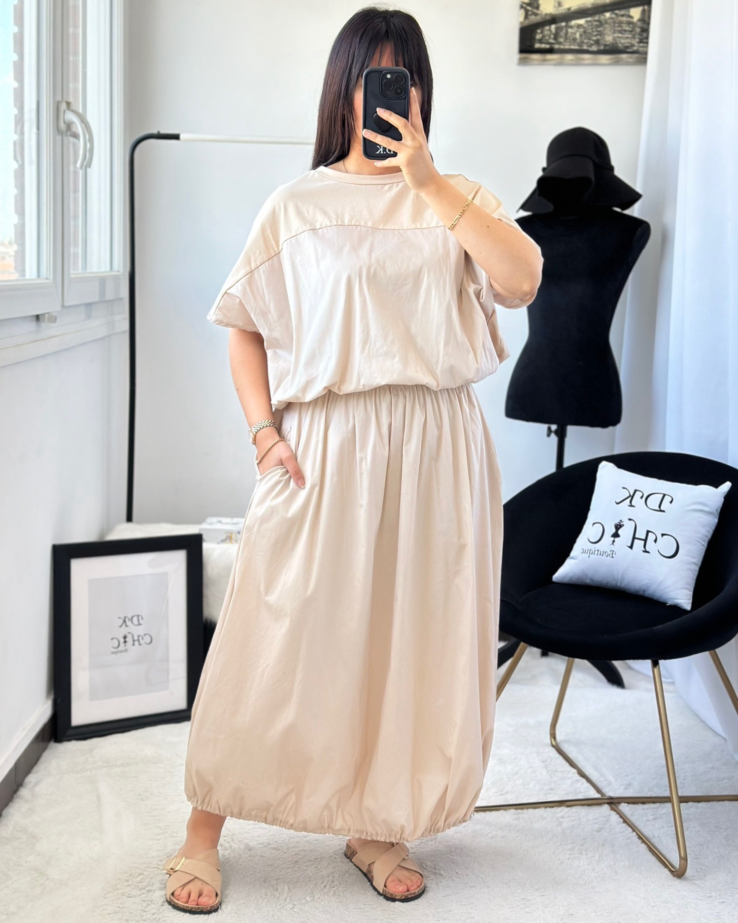 Ensemble Camelia Beige