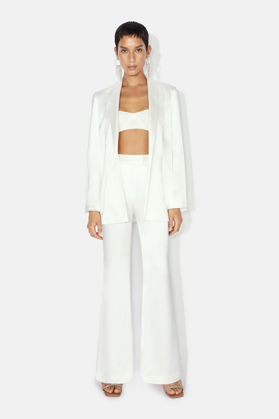 Julianne Bridal Trousers – Liquid White