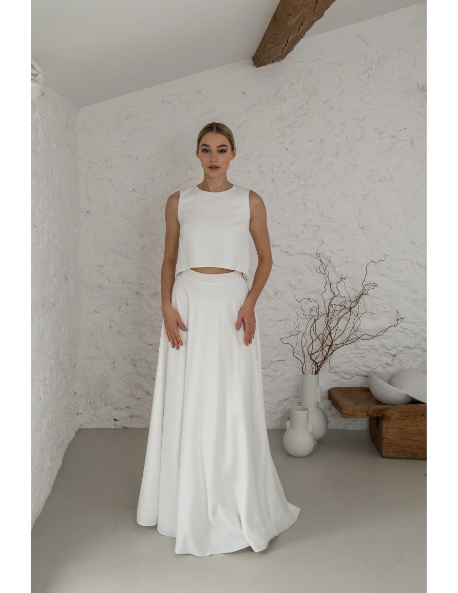 Jupe mariage longue Niels