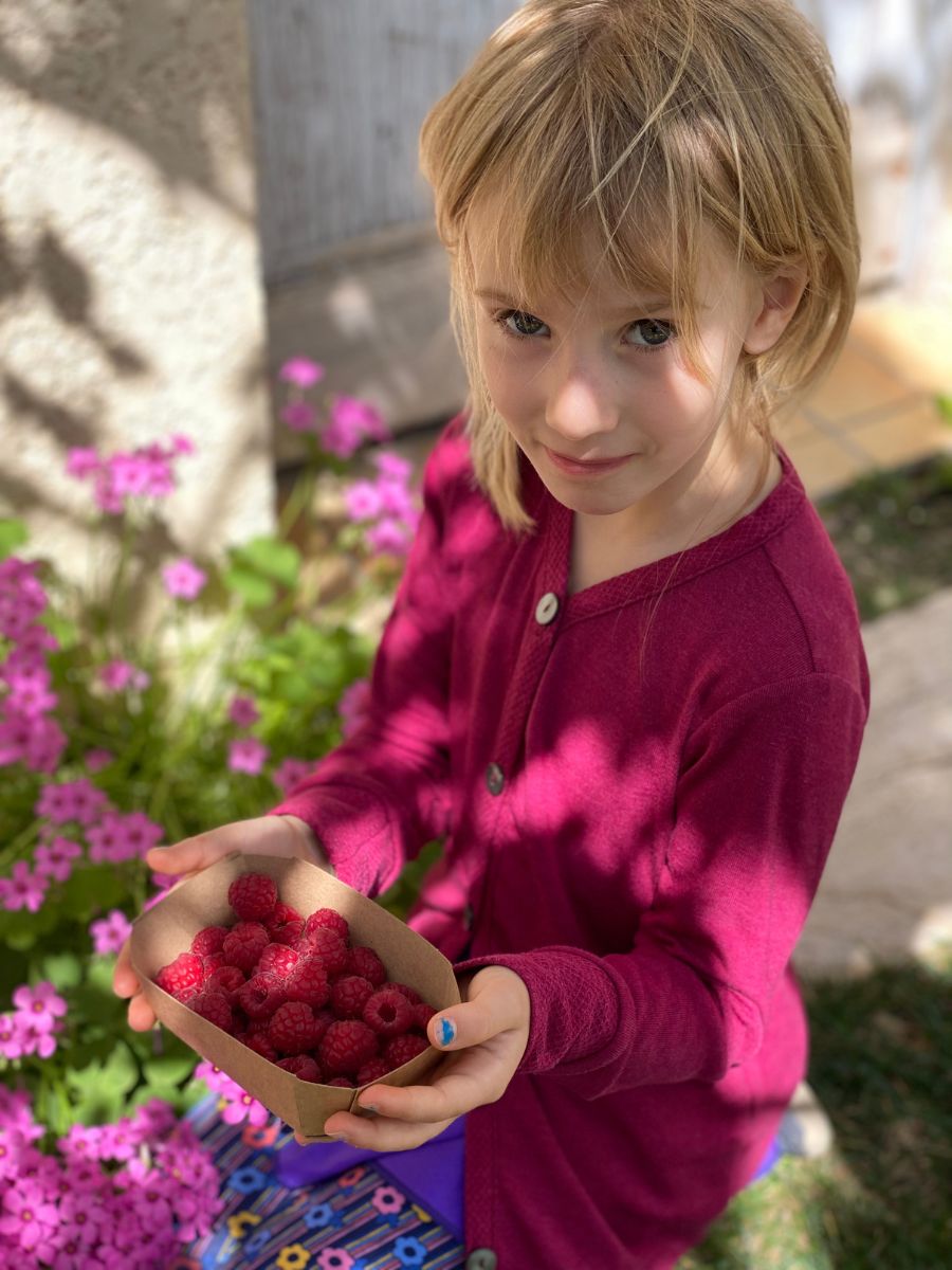 Cardigan enfant laine mérinos bio et soie – Image 7