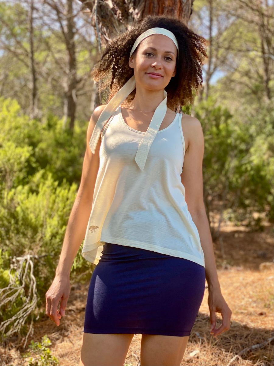 débardeur Canicule femme laine mérinos bio et soie – Image 8
