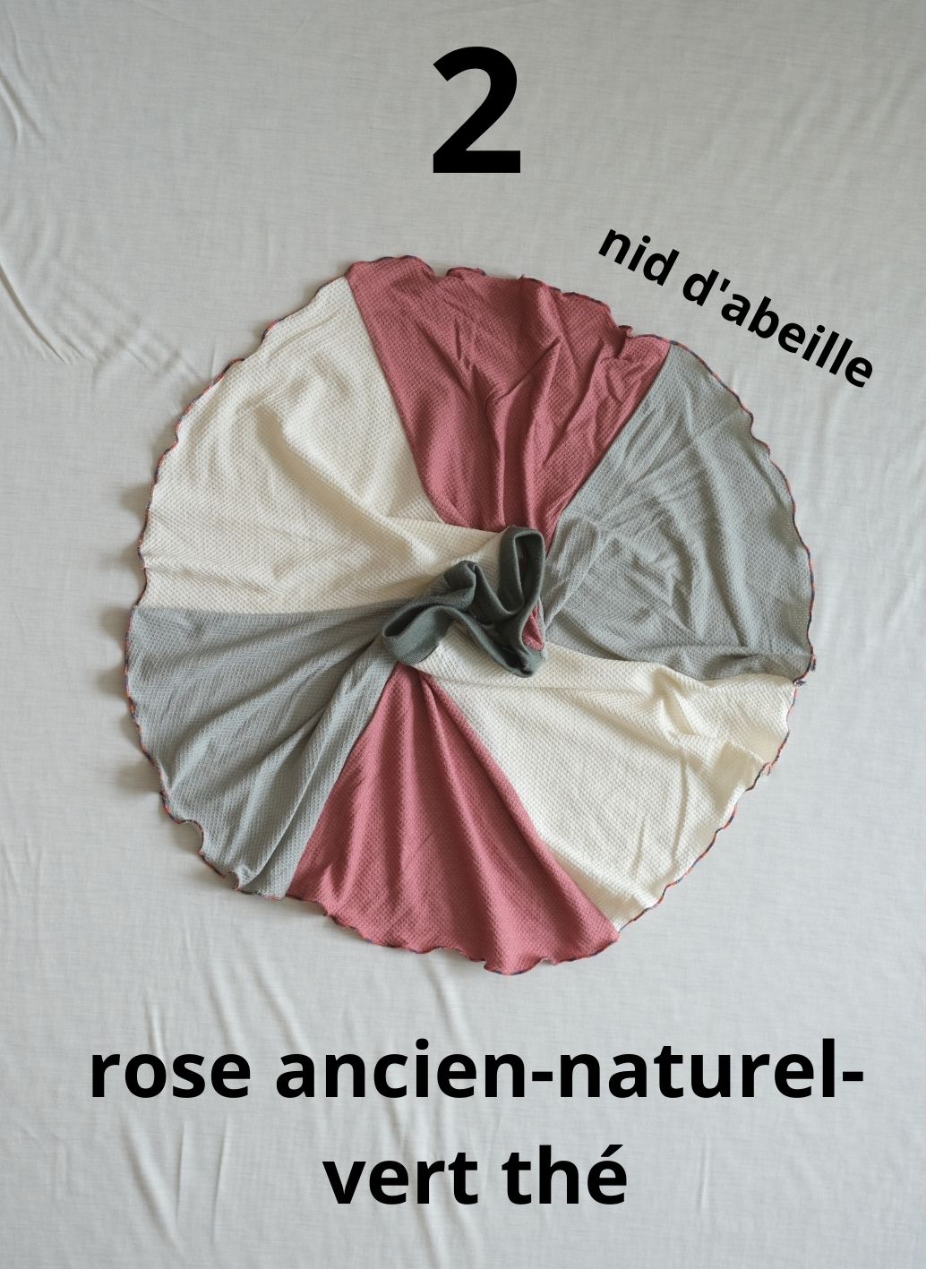 Jupe Kitourne multicolore laine mérinos et soie – Image 3