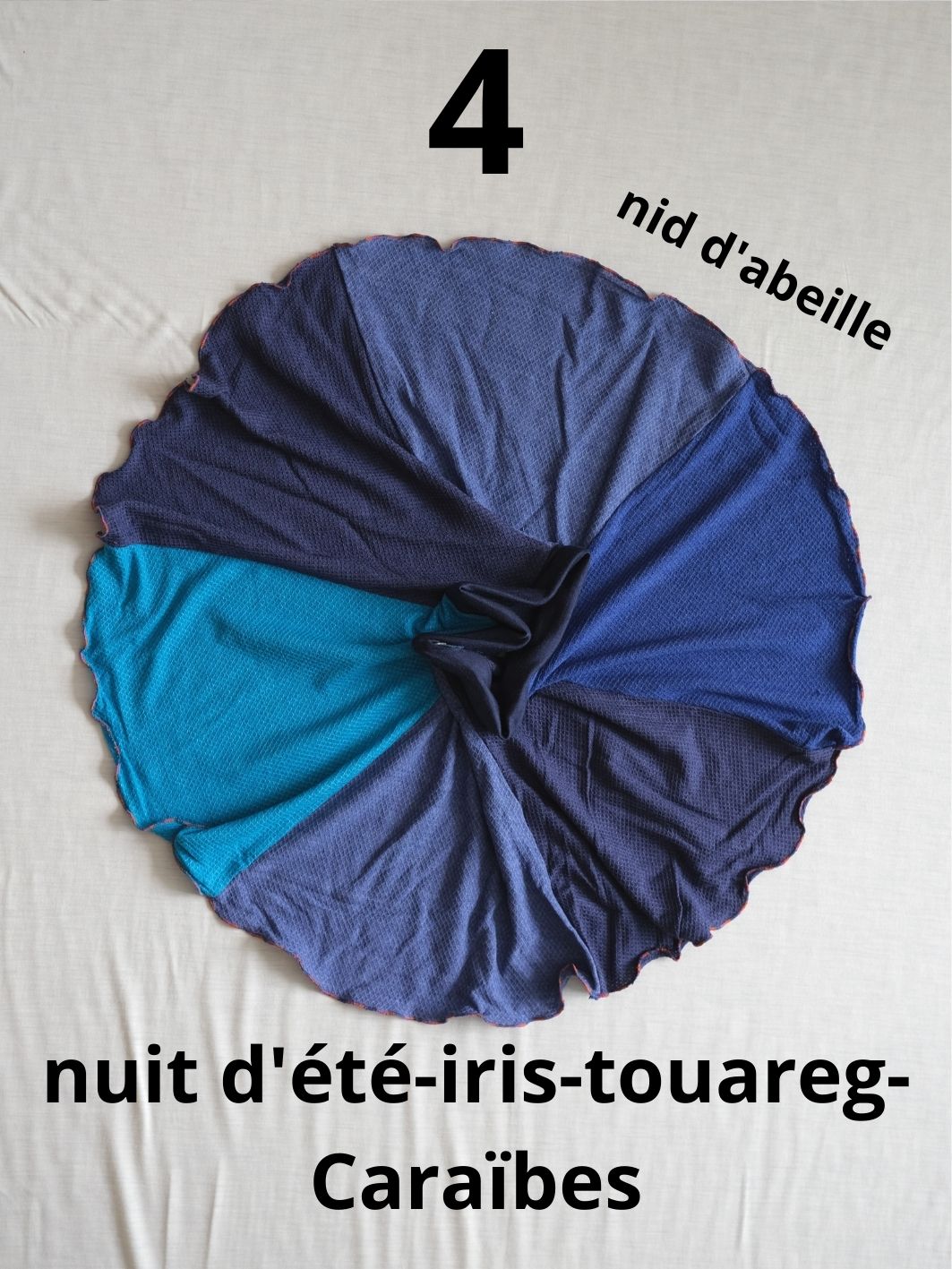 Jupe Kitourne multicolore laine mérinos et soie – Image 5