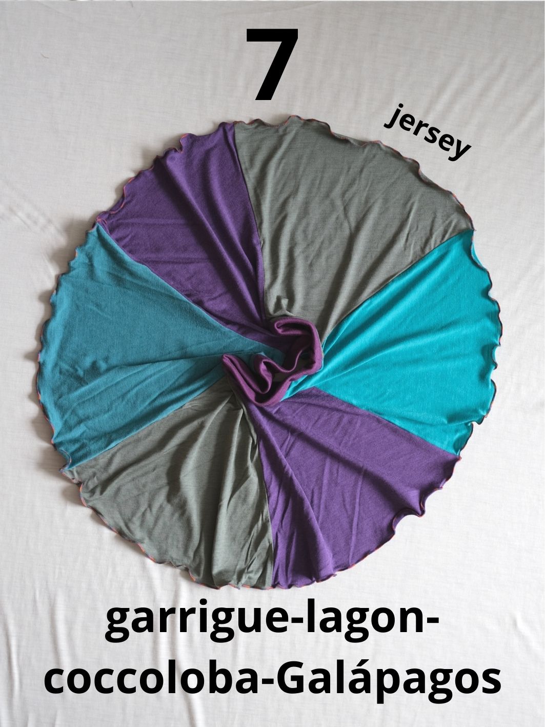 Jupe Kitourne multicolore laine mérinos et soie – Image 8