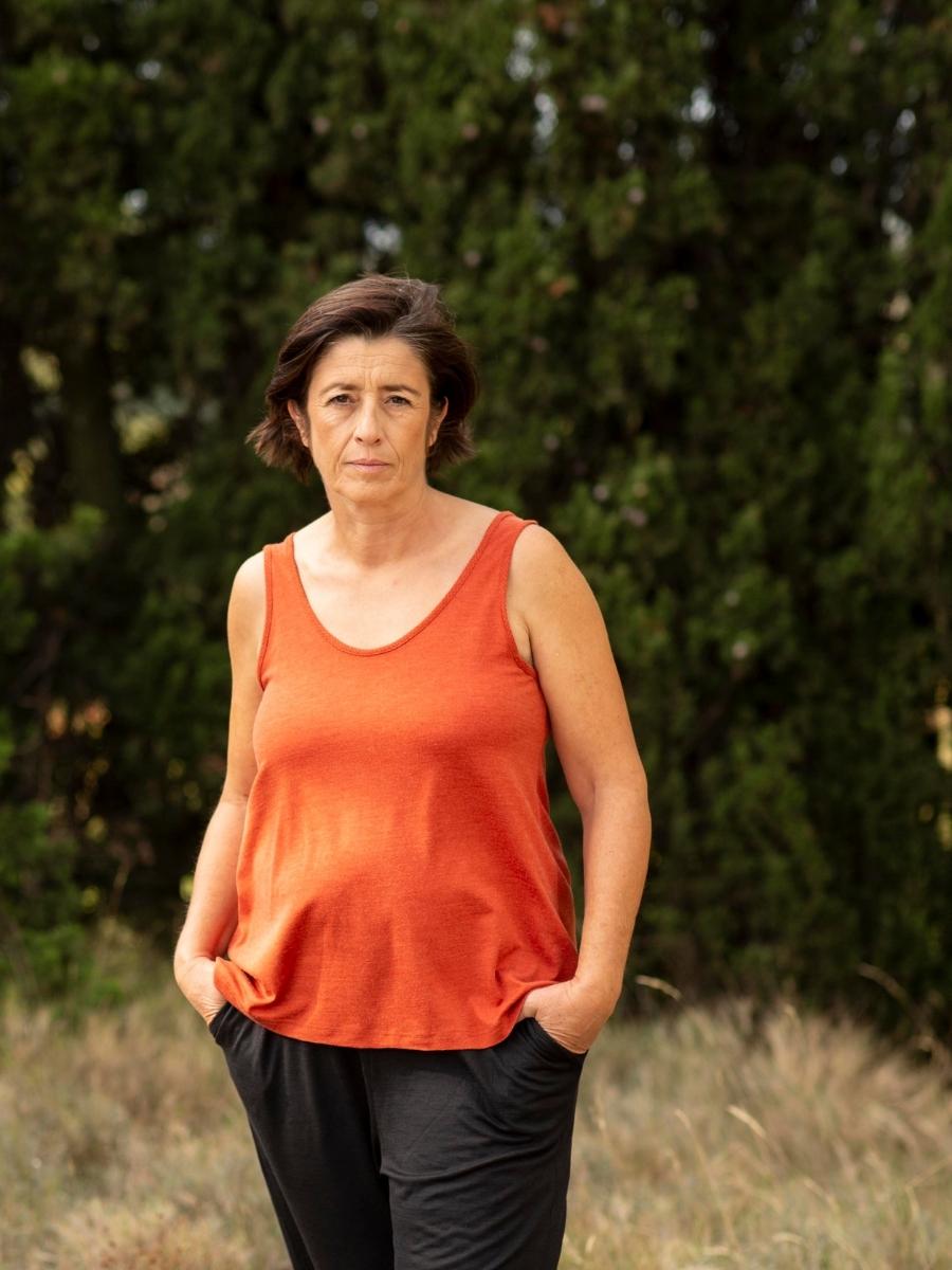 débardeur Canicule femme laine mérinos bio et soie – Image 2