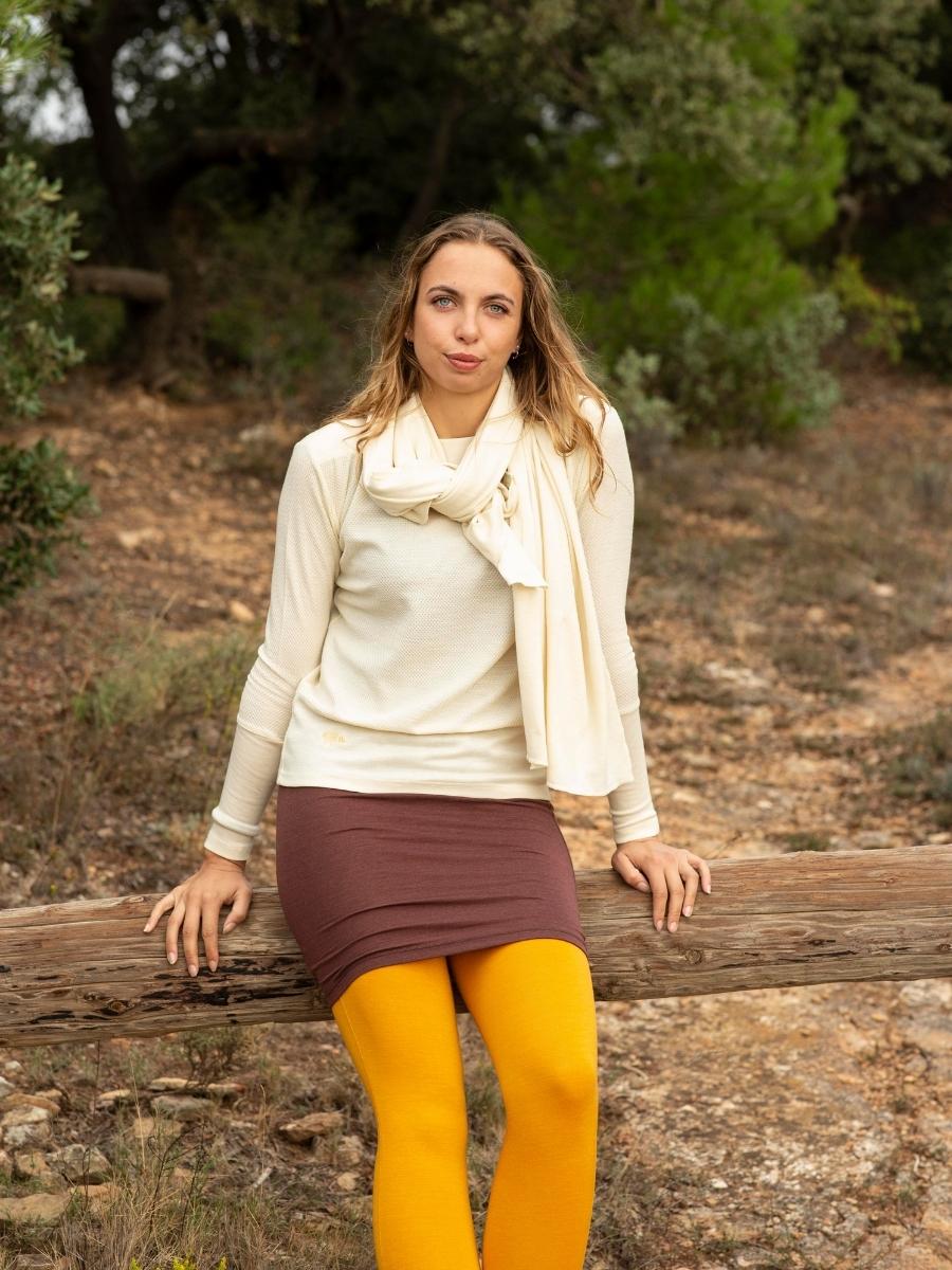 TubAtout femme jupe ou bustier laine mérinos bio et soie – Image 4