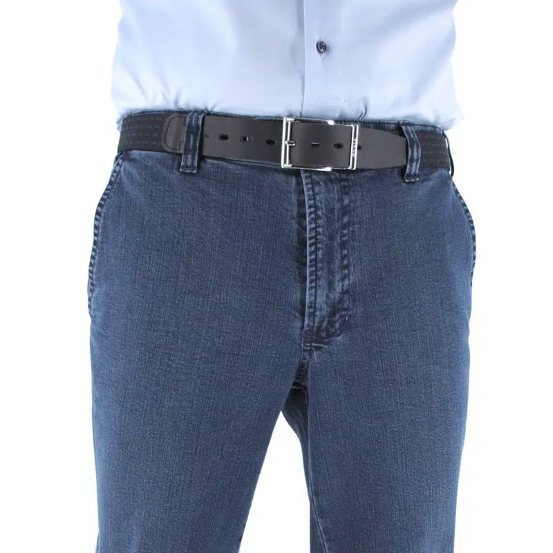 Pantalon jean grande taille MENS Madrid-U bleu intermédiaire x-tend 5795Med – Image 4