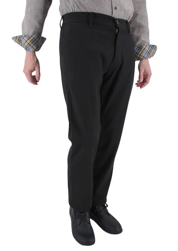 Pantalon PIONNER Robert en poly-viscose anthracite 1215pi – Image 3