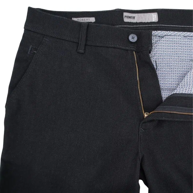 Pantalon PIONNER Robert en poly-viscose anthracite 1215pi – Image 4