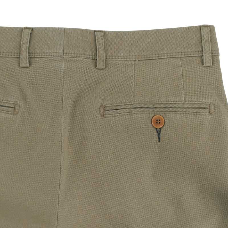 Pantalon homme micro-imprimé SAN SIRO Jerez taupe 951912sa – Image 3