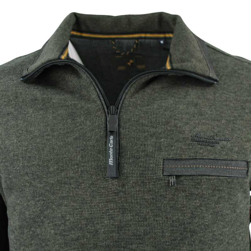 pull sweat MONTE CARLO vert kaki – Image 2