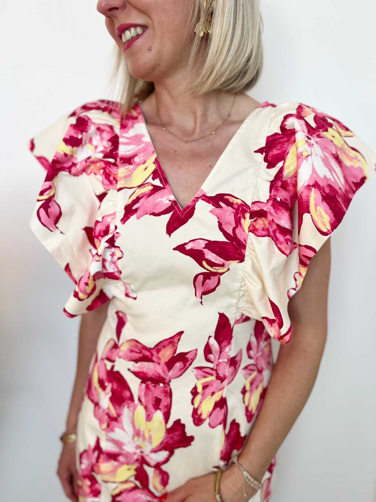 ROBE COURTE FLEURIE – Image 5