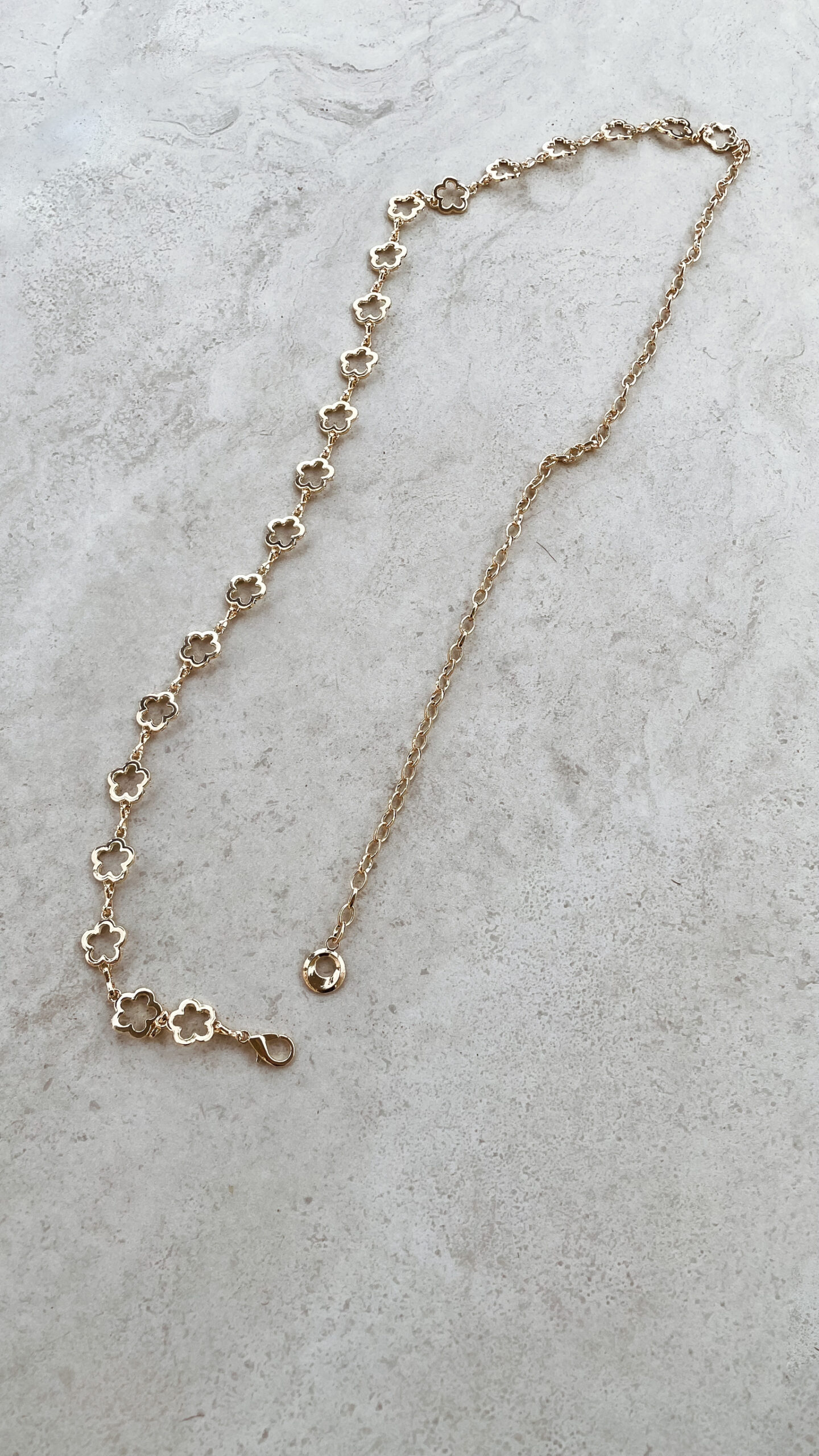 Ceinture Chaine Dorée Trèfles – Image 3