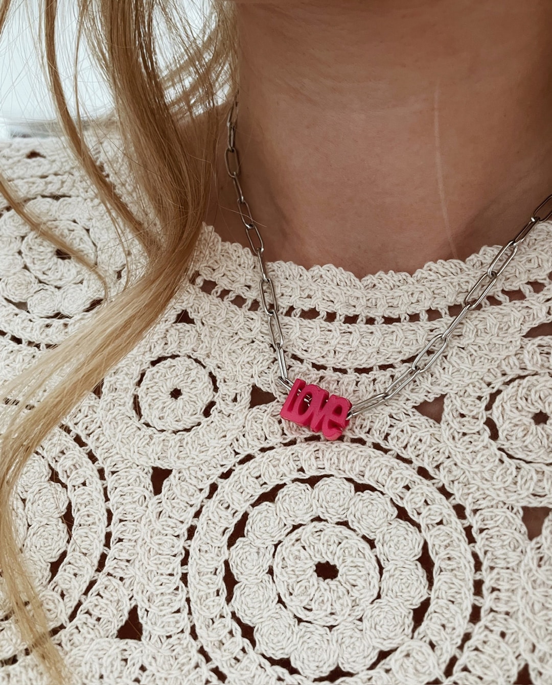 9 coloris – Collier Couleur Neon Love Maryline – Image 6