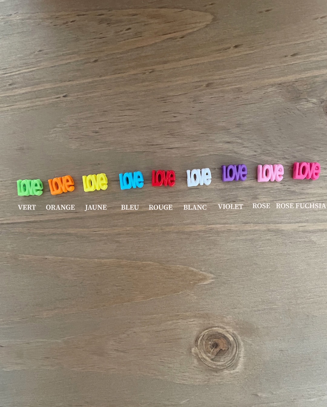 9 coloris – Collier Couleur Neon Love Maryline – Image 2