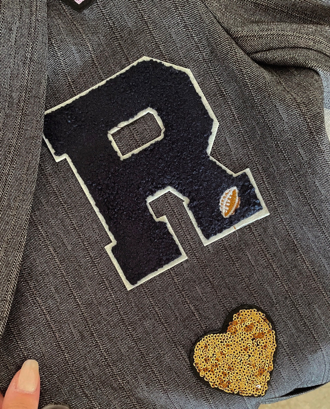 Veste Gris foncé Ecussons Ralf – Image 6