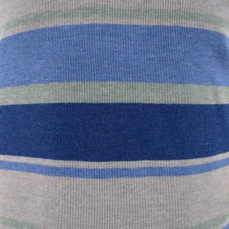 Pull sweat homme col montant zippé REDMOND rayé – Image 4