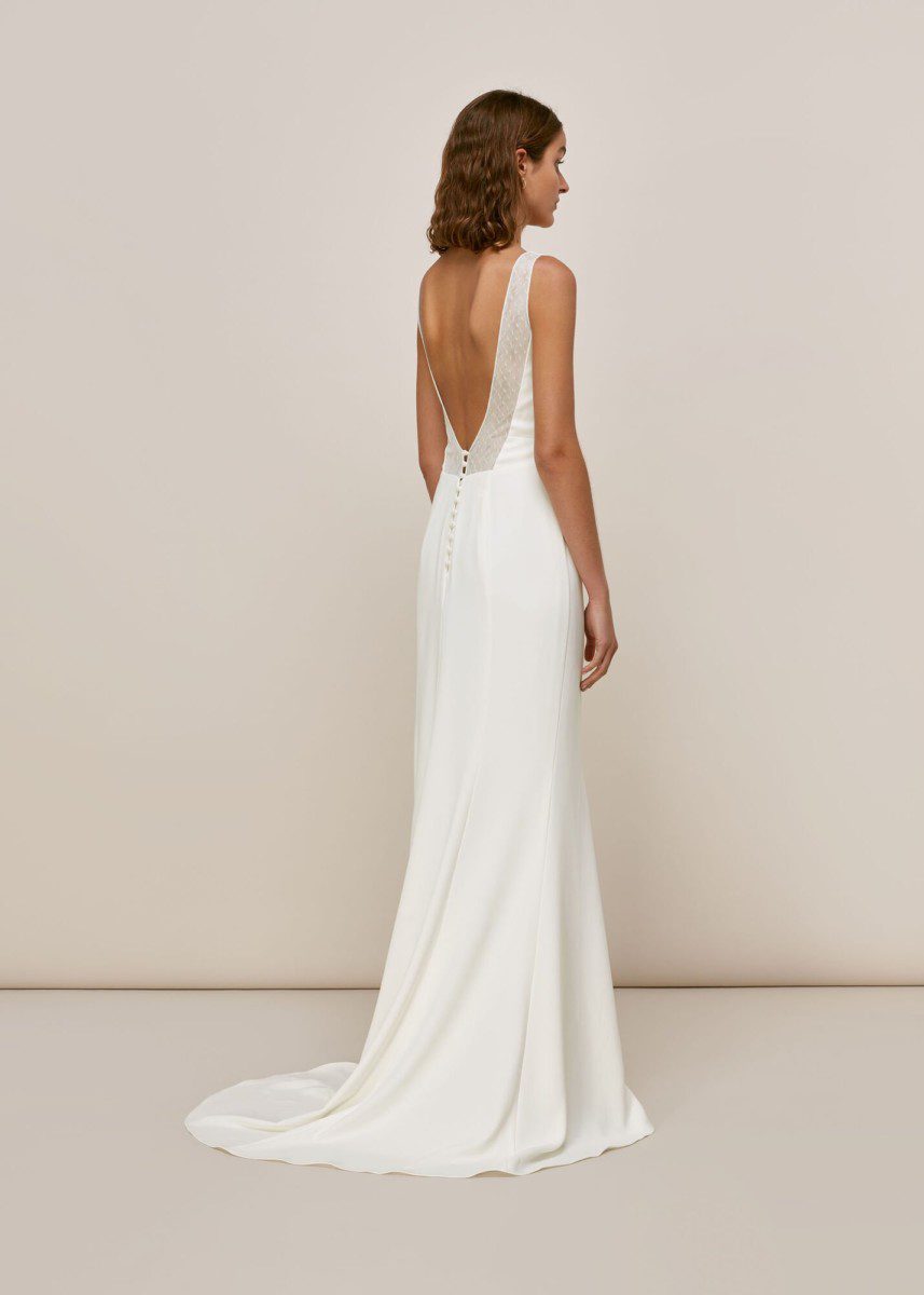 Whistles – MIA SQUARE NECK WEDDING DRESS – Image 2